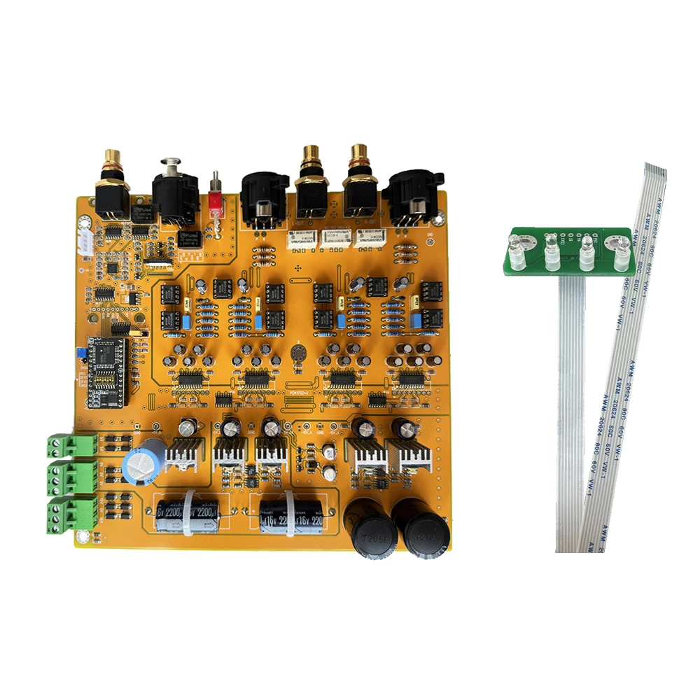 PCM1702 *4 Balanced DAC CS8422 Receive NE5543 OP AMP Decoder Coaxial /AES Input DAC Decoding Support Bluetooth USB Input