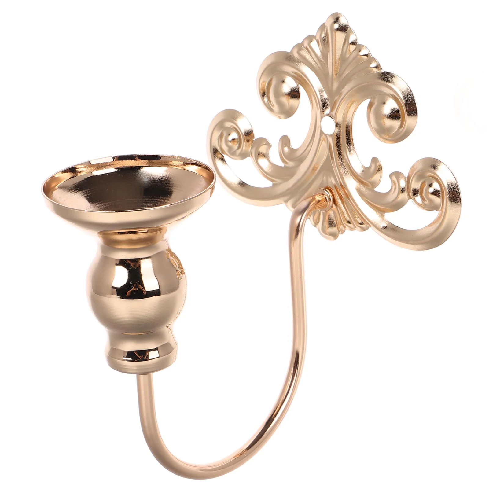 

Wrought Iron Wall Holder Decorative Holders Sconces Retro For Candles Mount Stand Pattern Stick