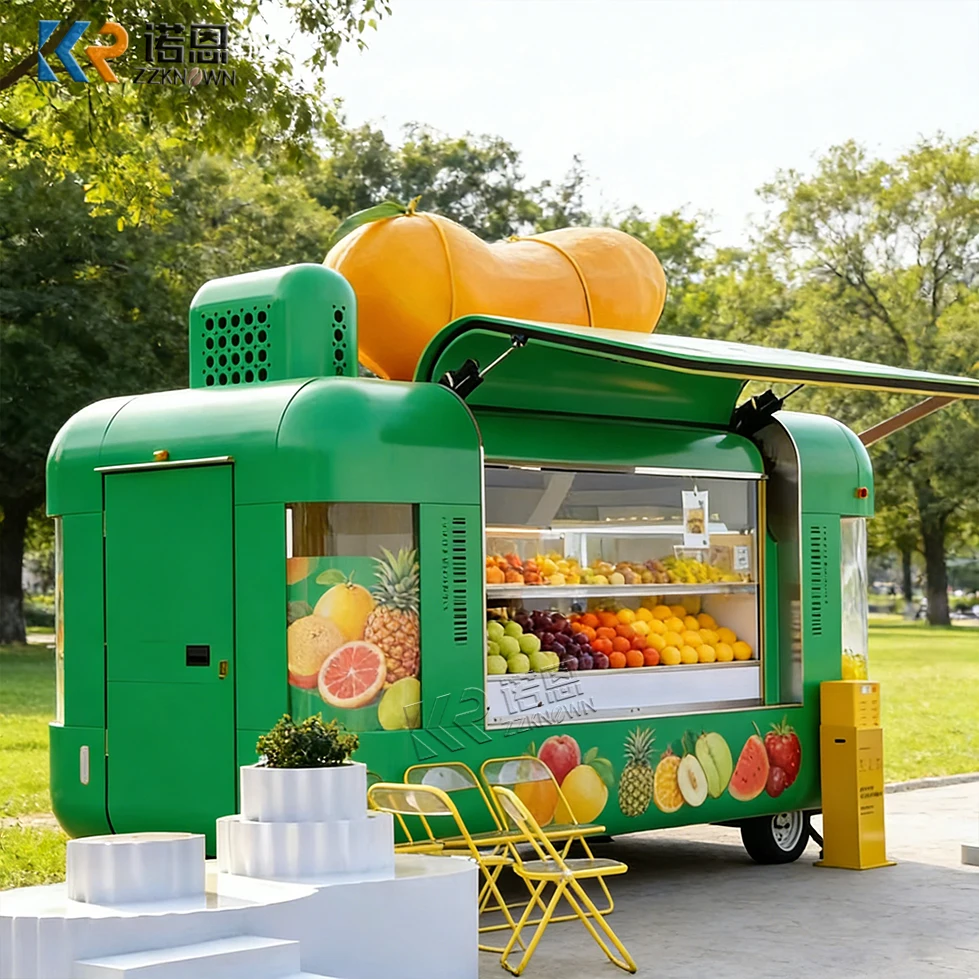 Mobile Kiosk Customized Dining Truck Hot Dog Pizza Coffee Ice Cream Mobile Food Kiosk New Food Trailer for Sale