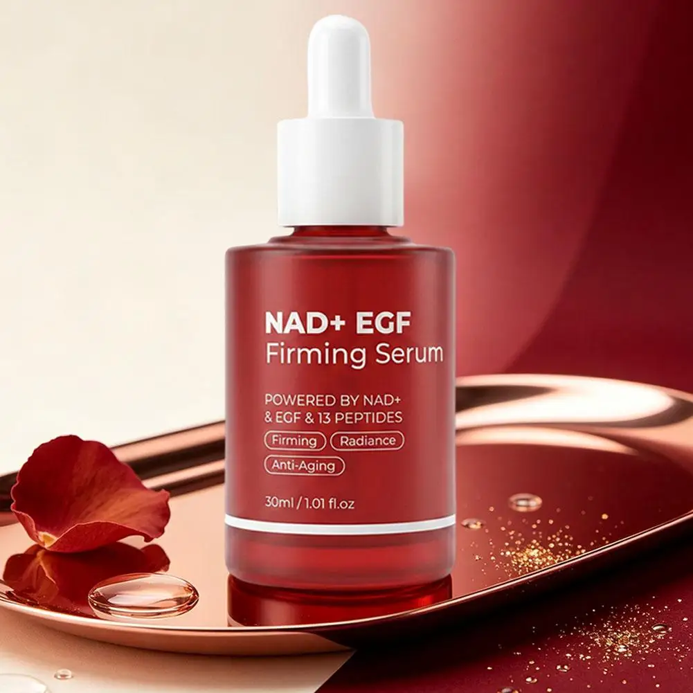 NAD+ EGF Straffendes Serum Strahlkraft-Verstärker Tiefenhydratation Hautreparatur Anti-Falten Tägliches Gesichts-Essenz-Serum 30ml – Detail 6