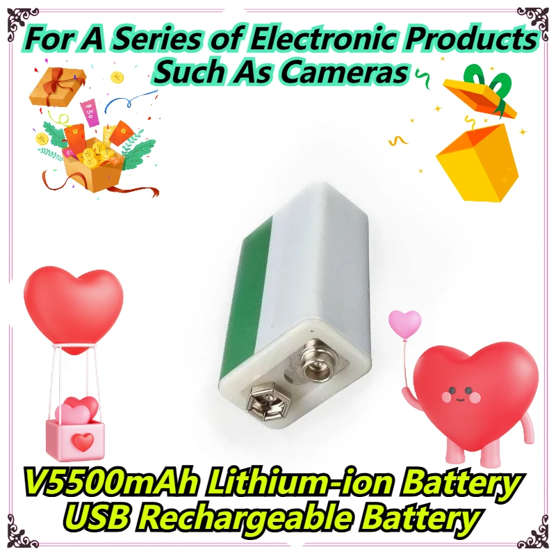 

5500mAh Lithium-ion Battery USB Rechargeable Battery For A Series of Electronic Products Such As Cameras