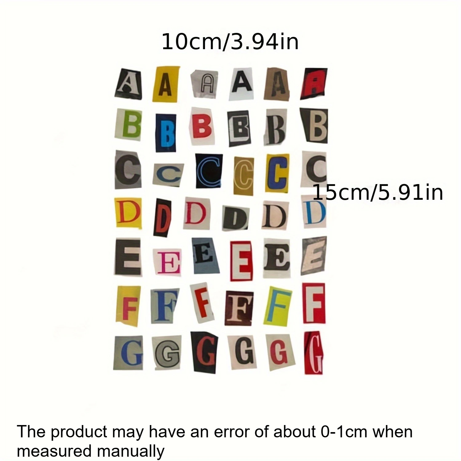 181 قطعة/4-ورقة الإنجليزية الأبجدية عدد رمز ملصق حزمة ، خمر سجل القصاصات الجمالية لوازم المجلات عدة ، ملصقات الحروف