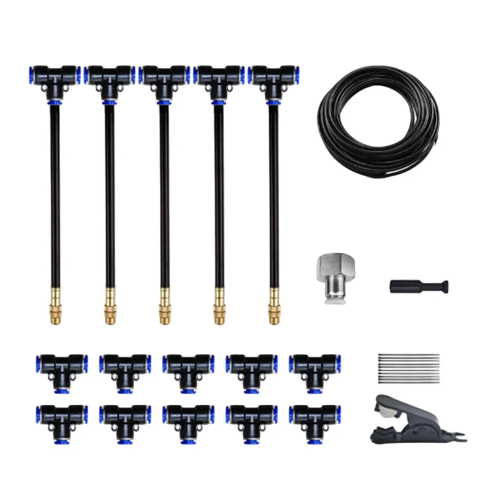Backyard Misting Mist Cooling System Automatic Watering Cooling And Humidifying Garden System Watering Kit 10m