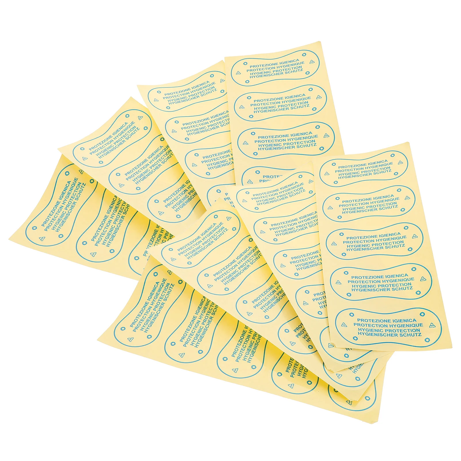 100 Pcs Women's Swimsuits Sanitary Pants Waterproof Adhesive Labels Liner Thong Liners Sticker Blue Panty