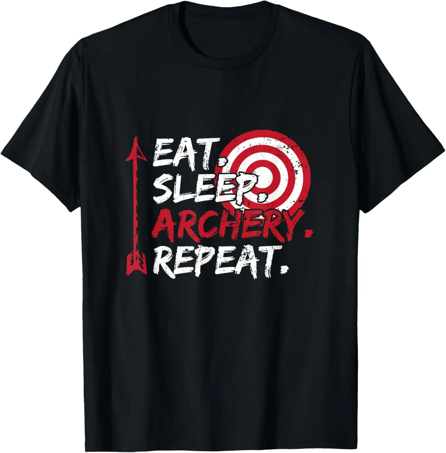 

Eat Sleep Archery Repeat Bow Hunting T-Shirt