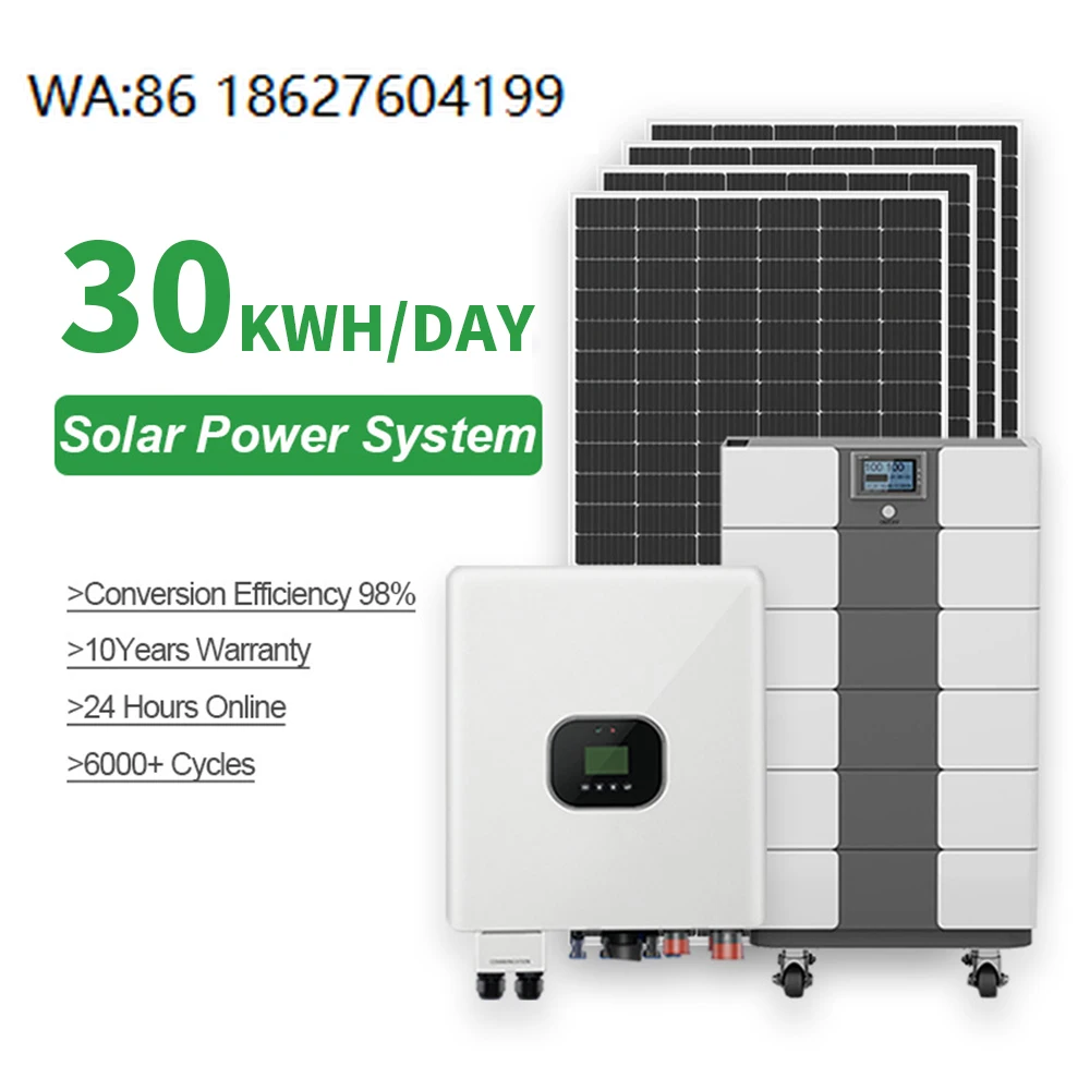5Kw 15Kw 20Kw 30Kw Off Grid Solar System, Large Capacity, High Efficiency Panel Remote Power