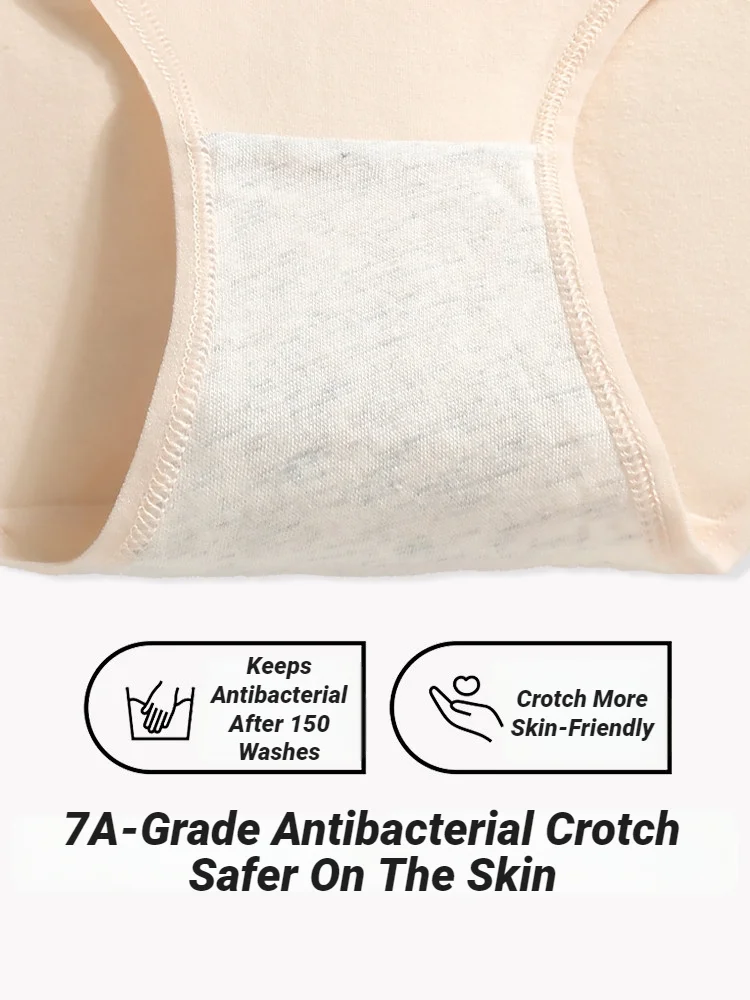 7Pcs Women's Panties Breathable Underwear Seamless Girls Briefs Solid Panty Soft Underpants Sexy Low-Rise Female Lingerie - Image 5