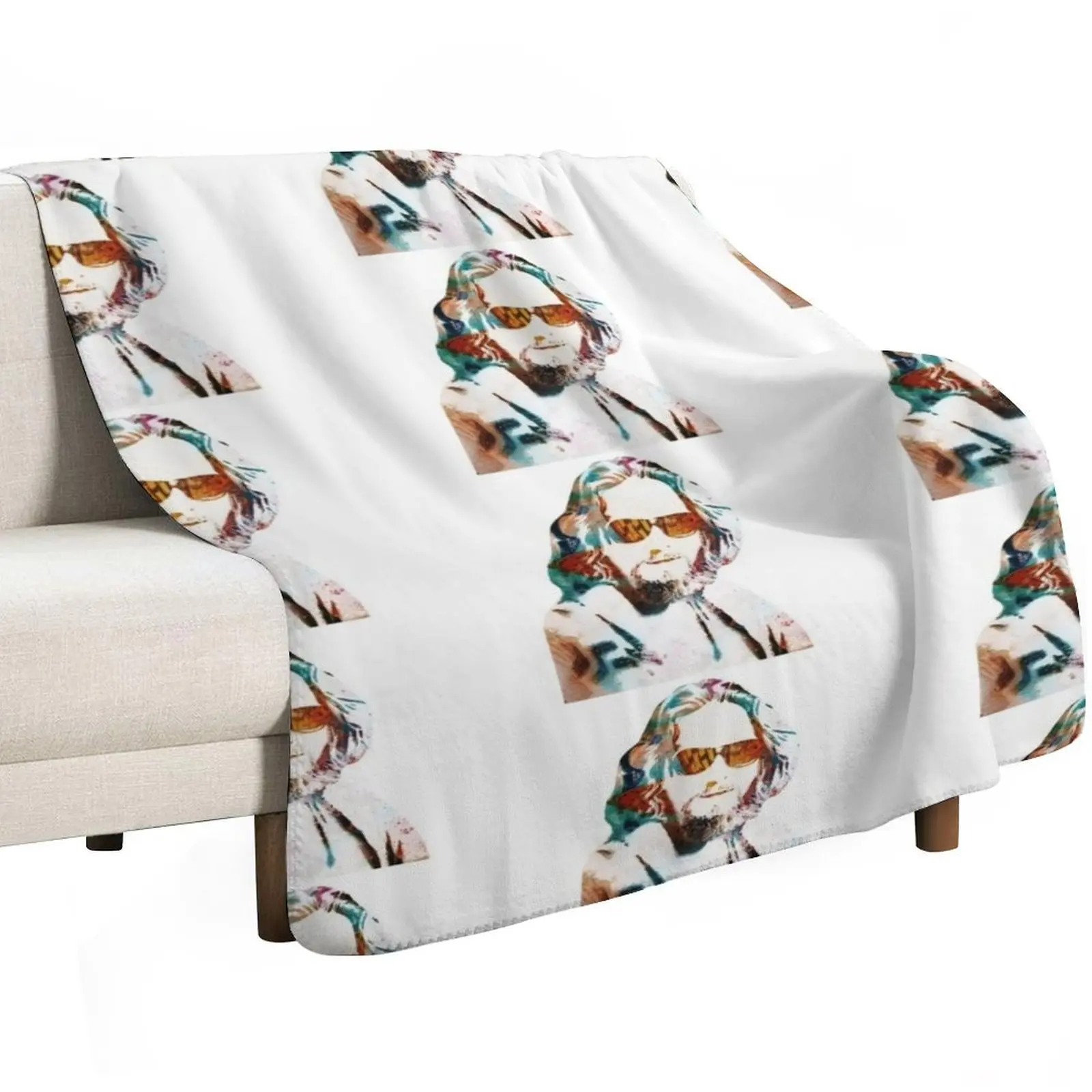 The Big Lebowski abstract Throw Blanket Picnic Luxury St Summer Summer Beddings Luxury Designer funny gift Blankets