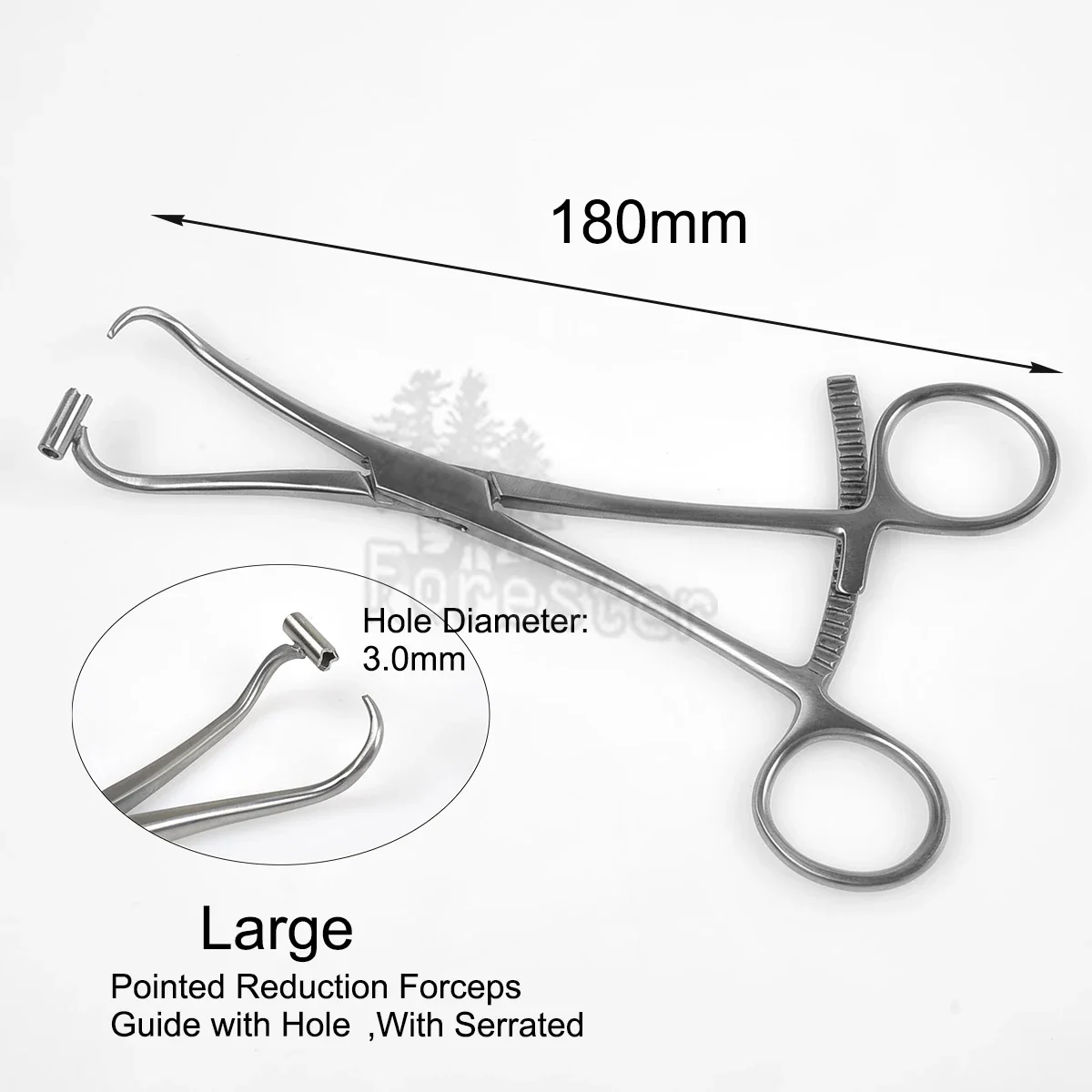 Bone Reduction Forceps with Guide Hole Kirschner wire needle Veterinary Orthopedic Pointed Reduction Forceps with guide hole