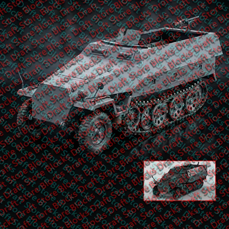 Military Armored Car Model MOC Building Bricks War Equipment Modular Technology Gifts Holiday Assemble Toys Suit Display QWERT