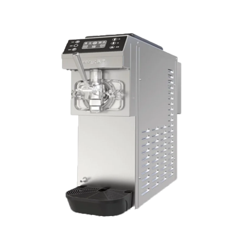 Professional Household Automatic Electric Soft Ice Cream Gelato Machine Stainless Steel 2220V Single Flavor Small RV Outdoor Use