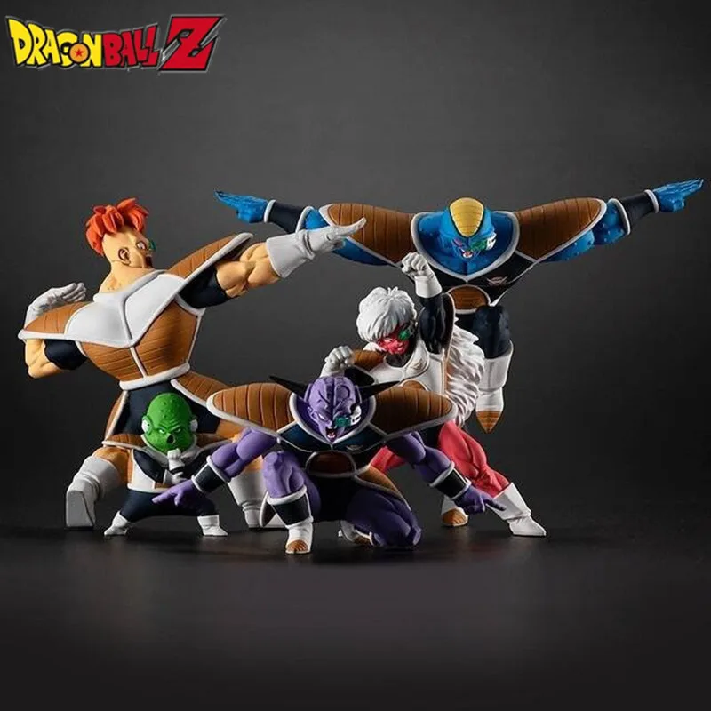 5pcs Dragon Ball Ginyu Force Jeice Figure Ginyu Guldo Recoom Burter Action PVC Amine Collection Model Toys for Children Gifts