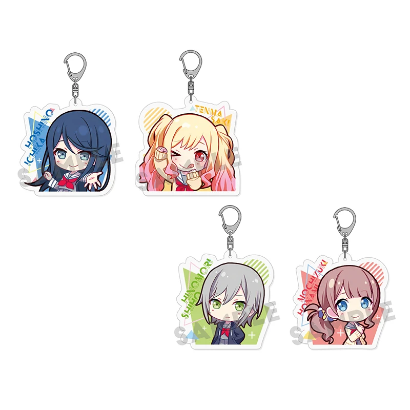 5pcs Anime Characters Acrylic Keychain Set, Gift for Cosplayers