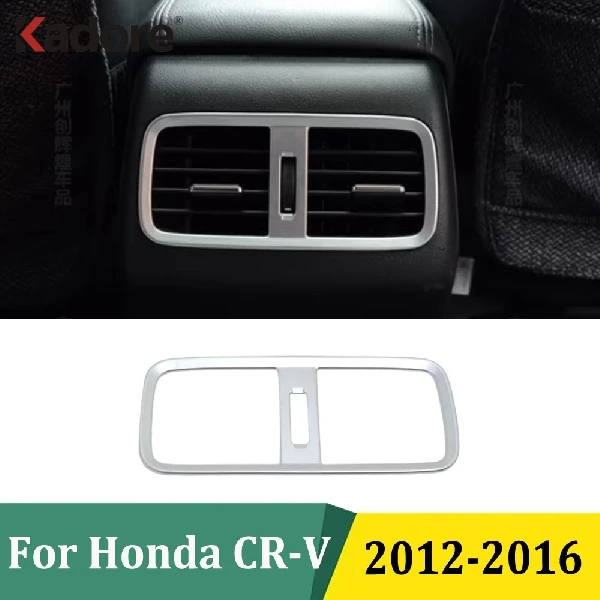 Für Honda CRV CR-V 2012 2013 2014 2015 2016 Rücksitz Klimaanlage Lüftungsabdeckung Zierleiste Auslassrahmen Auto-Innenausstattung Zubehör