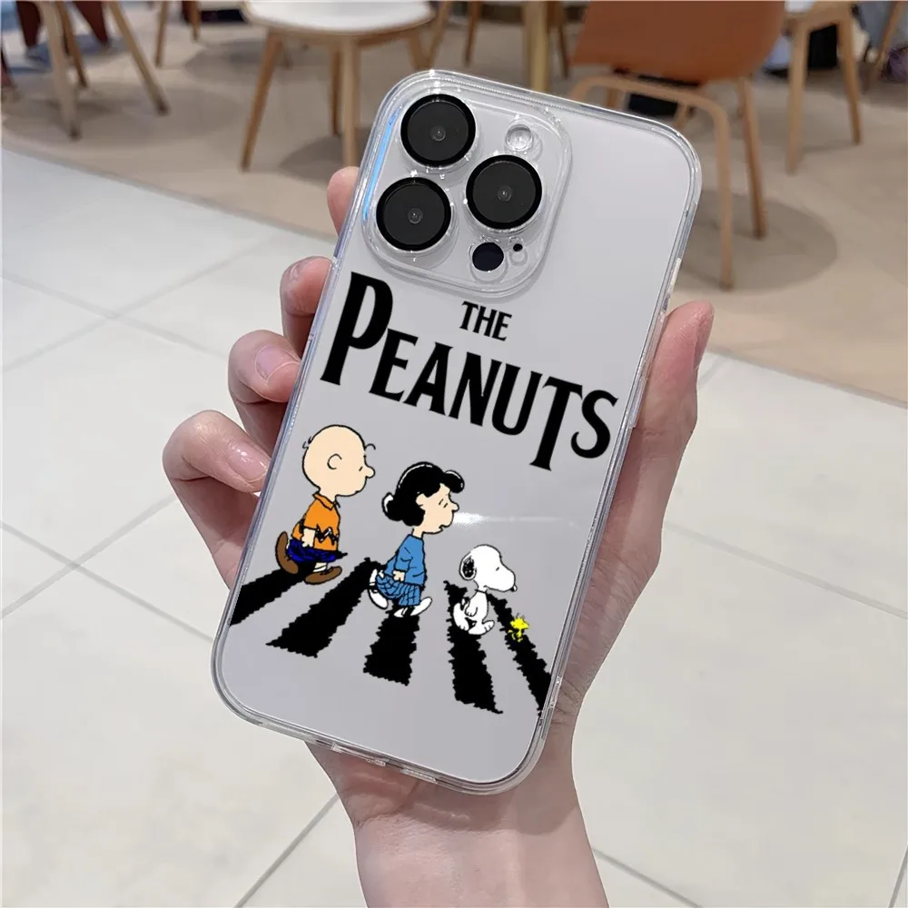 Cute Snoopys Phone Case For TECNO CAMON 30 20 POVA 6 5 SPARK 10 Infinix Smart 8 7 Note Hot 40 30i 20i Pro 5G Transparent Cover