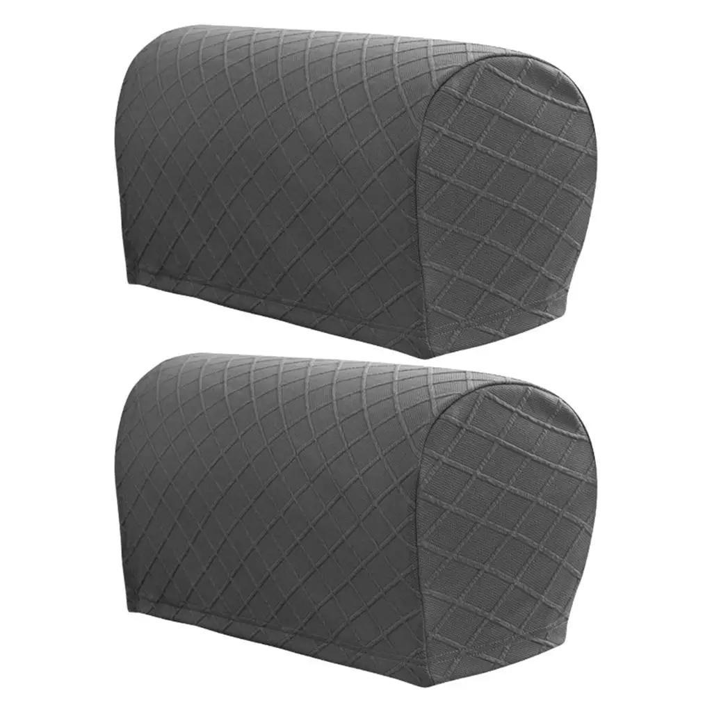 1 Pair Arm Slipcover Stretch Fabric Armrest Covers Anti-Slip Armrest Covers