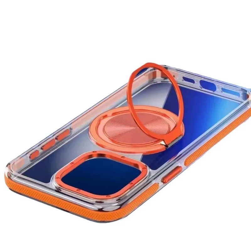 

Applicable to iPhone15promax mobile phone case carbon fiber pattern, rotating bracket all-inclusive anti-drop, protective cover