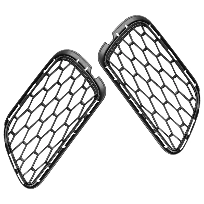 2Pcs Front Left & Right Bumper Air Vent Mesh Grille 670013780 670013781 Fits For Maserati Quattroporte 13-16