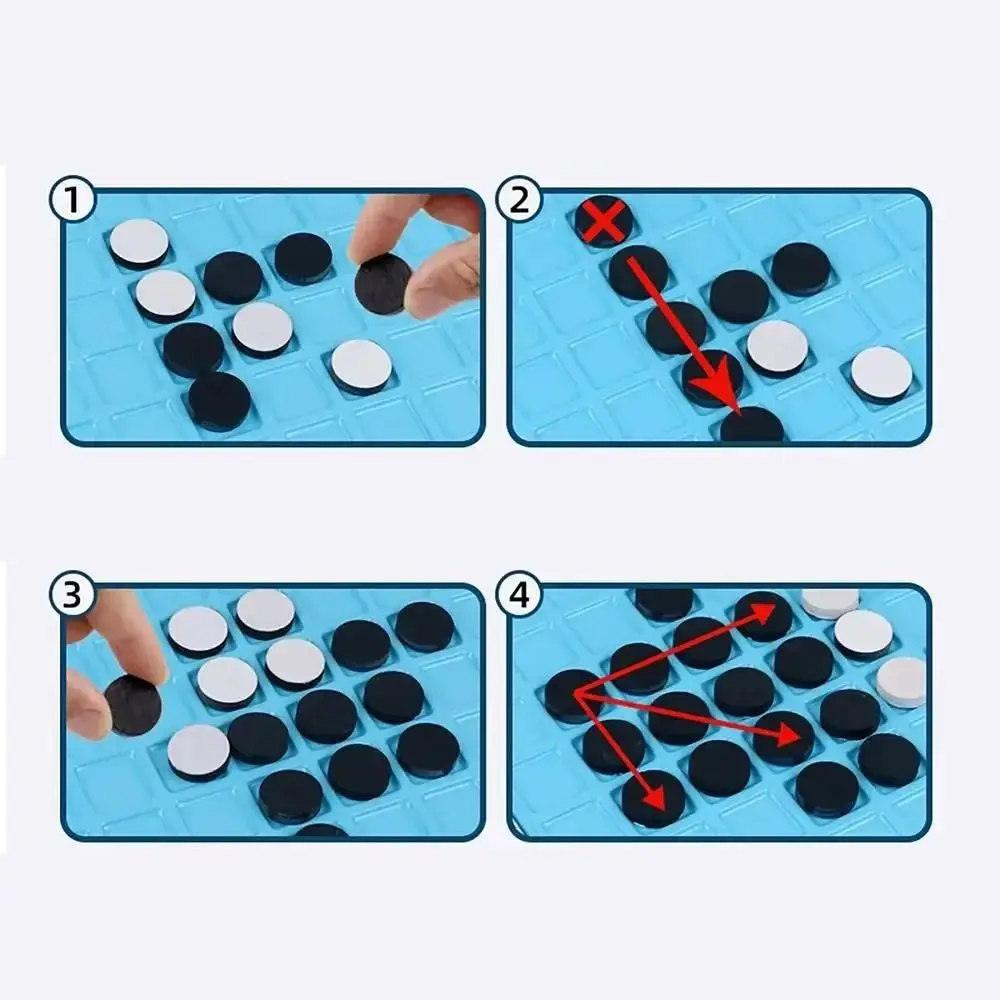 

Настольная игра, флип, черно-белая шахматная доска, интерактивная портативная детская перевернутая шахматная доска для родителей и детей, забавная