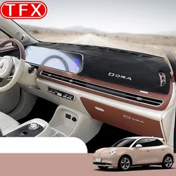 For ORA Funky Cat 2021-2023 Car Styling Dash Mat Dashmat Dashboard Cover Sun Shade Dash Board Cover Carpet Auto Accessories