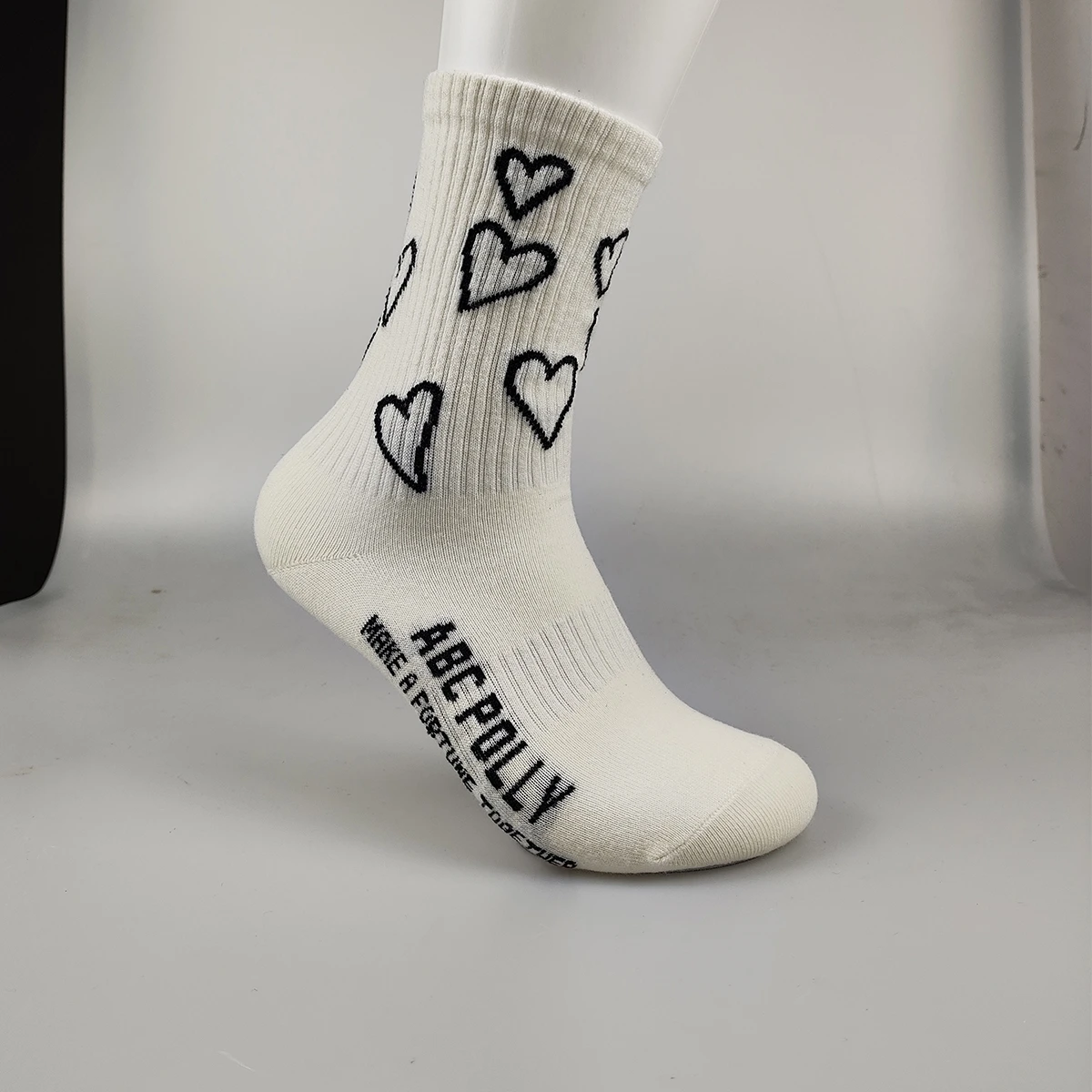 

Heart Letter Workout Sand Beach Bike Short Socks Female Daring School Cozy Cotton Short Goth Party Ethnic High Quality Wear