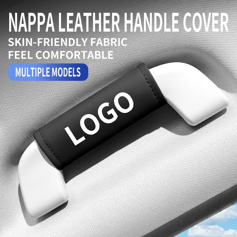 

Car Roof Armrest Soft Suede Cover Pull Handle Gloves Protective Covers Ceiling Handle Protection Auto Interior Accessories