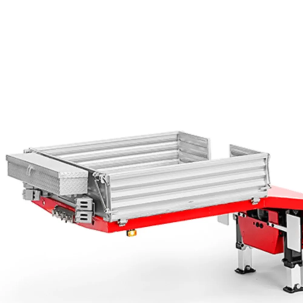 

1/14 LESU RC гидравлический металлический прицеп электронная подъемная хвостовая доска для трактора грузовика автомобиль DIY окрашенная собранная модель игрушки TH23023