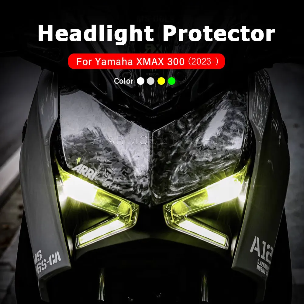 

Acrylic Headlight Protector For YAMAHA X MAX XMAX 300 XMAX300 2023 2024 Light Cover Protective Motorcycle Accessories