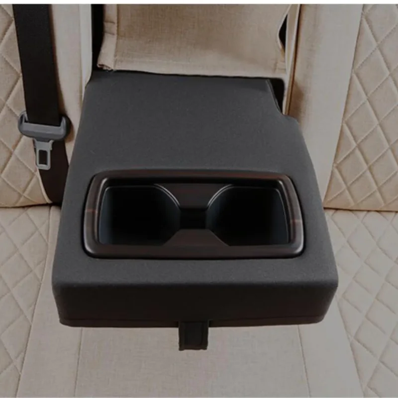 

Car Rear Seat Armrest Box Water Cup Covers Trim Stick Interior Accessories Decoration Frame For Toyota Rav4 2019 -2023