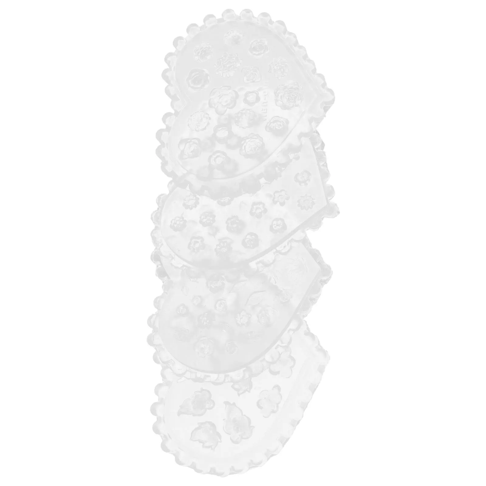 

4pcs Flower Manicure Silicone Molds Polymer Clay Jewelry Resin Casting Mold Valentine's Day Diy Kit Durable Easy Release