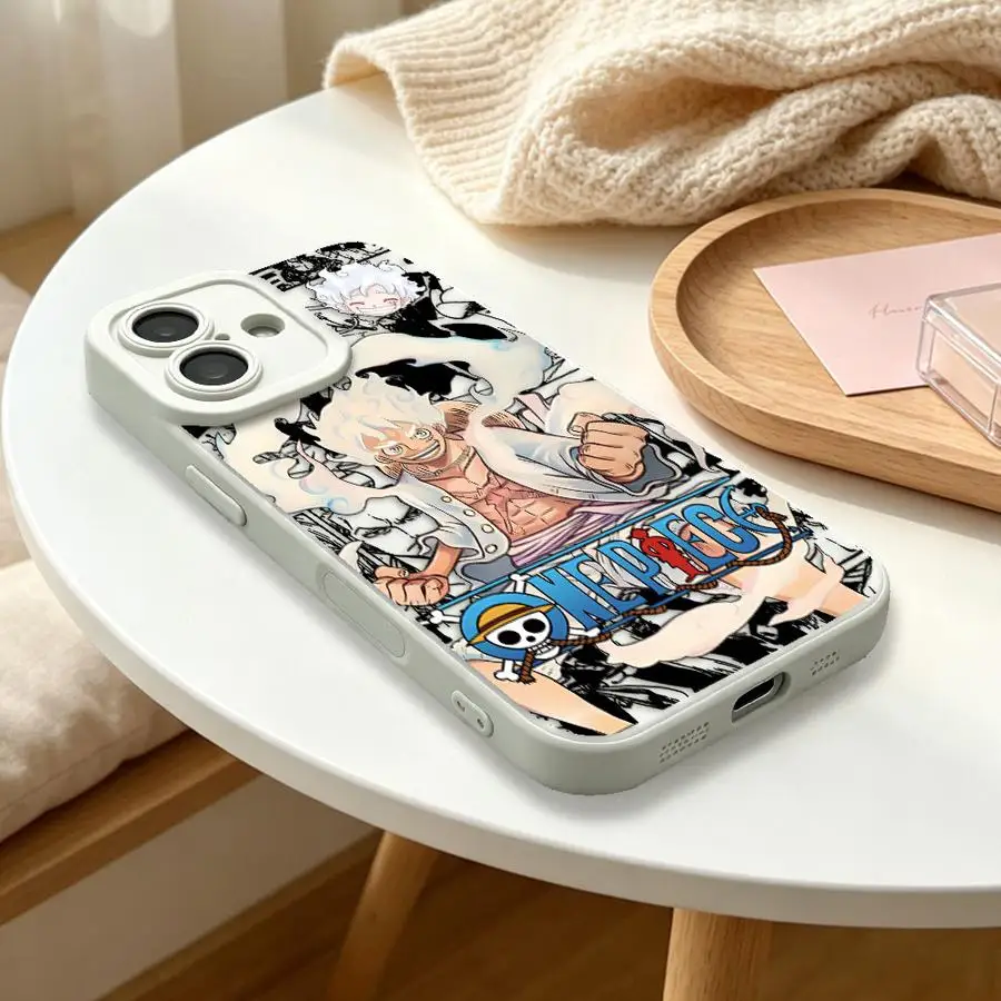 Case for Apple iPhone 17 Pro Max 13 Air 16 12 Plus 14 11 15 Pro TPU Phone Cover O-One Piece Luffy 5 Gear view 4
