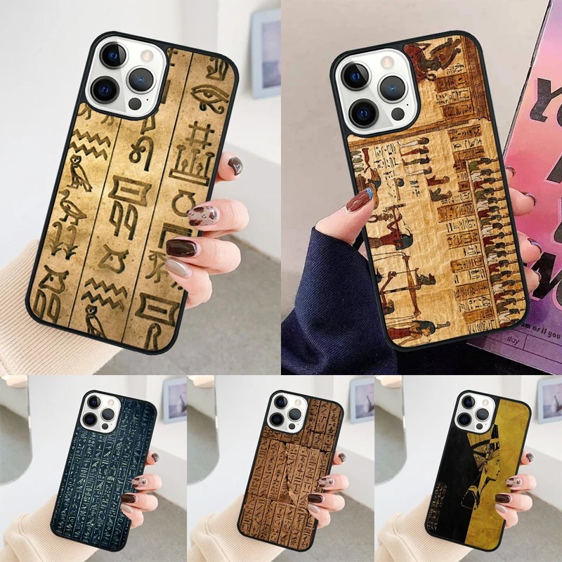 Мультяшный чехол для телефона с принтом анкха, Египет, кот, чехол для iPhone 14 15 Pro Max SE 2020 XS XR X, чехол для apple 11 12 13 Pro Max Mini 7 8 Plus