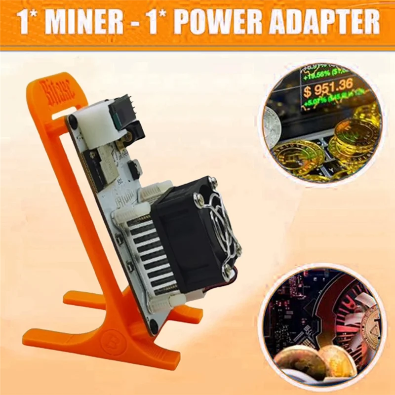 

AC39-Bitaxe Gamma 601 Solo Miner 1,2TH/S BM1370 Asic Chip 18 Вт от Antminer S21 Pro Крипто-майнер Bitcoin BTC Miner