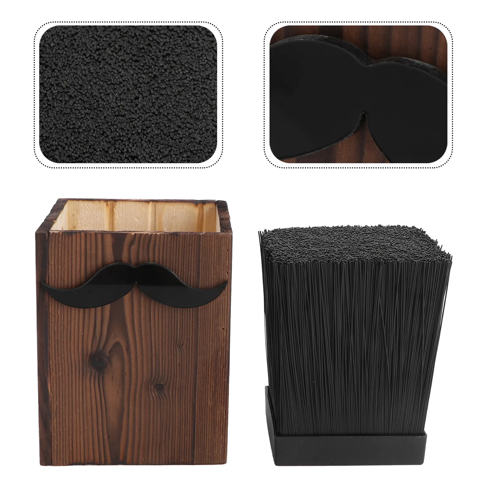 1Pcs High-End Wooden Hair Scissors Storage Case Salon Tool Organizer Super Large Capacity for Combs Clips Brushes Hairdressing