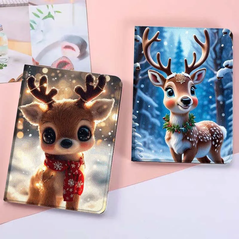 

Чехол для планшетов Lenovo Xiaoxin Tab Pad K11 K10 M10 P11 3rd Plus Pro Legion Y700 Y900 Gen4 2 с мультяшным рисунком оленя – популярный и стильный подарок