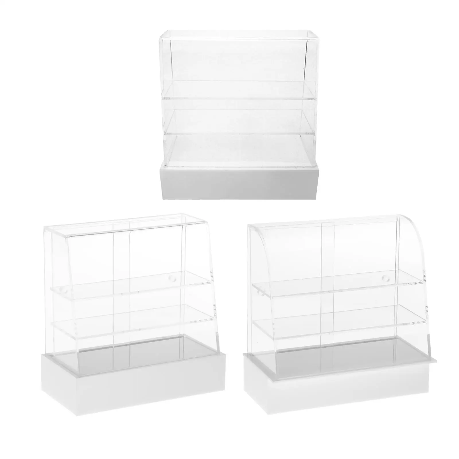 Dollhouse Kitchen Furniture 1:12 Dollhouse Cake Shop Display Shelf Display Cabinet Bakery Cake Cabinet Model