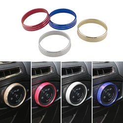Car Sticker for Ford Focus 3 MK3 KUGA Escape Mustang 2015 Mondeo Fusion 2013-16 Ecosport 18-23 Headlight Switch Cover Trim