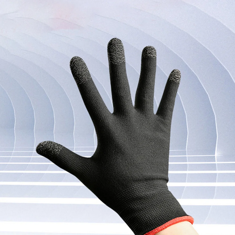 

2Pcs Touchscreen Gloves Camouflage Finger Mittens Sweat Absorbing Non Slip Elastic Fit for Sports Travel Phone Games