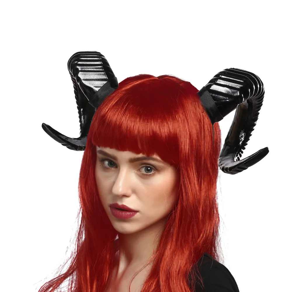 Halloween Amazon cuerno de oveja aro para el pelo accesorios de vestir accesorios para el cabello fiesta