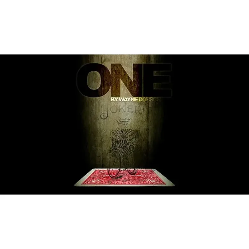 ONE By Wayne Dobson Close Up Magic Trick Card Magic Magia Magie Magica Magicians Prop Accessory Illusion Gimmick