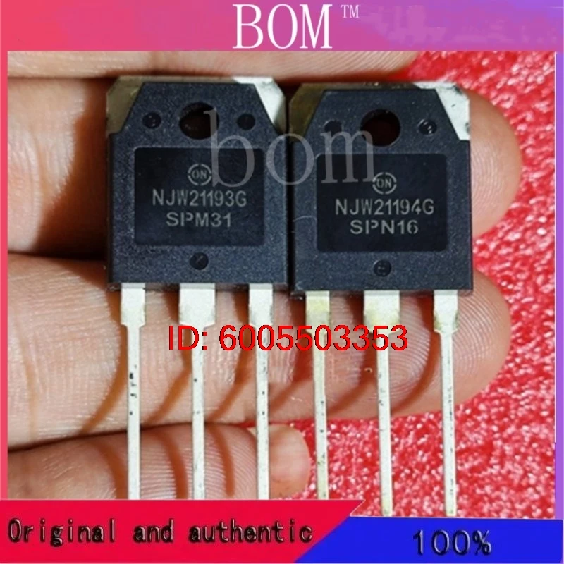 10Pair New Original NJW21193G NJW21194G NJW21193 NJW21194 TO-3P Audio Power Amplifier