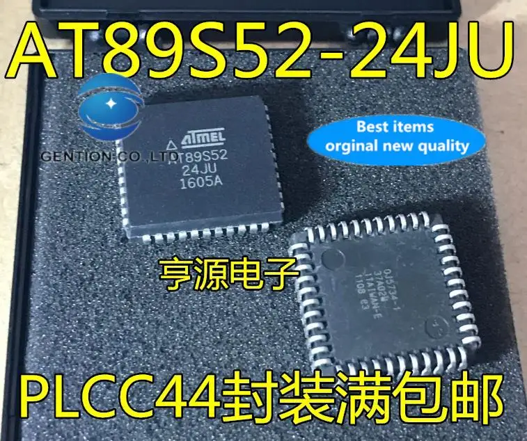 

10pcs 100% orginal new in stock AT89S52 AT89S52-24JU AT89S8253-24JU JI JC PLCC44 microcontroller IC