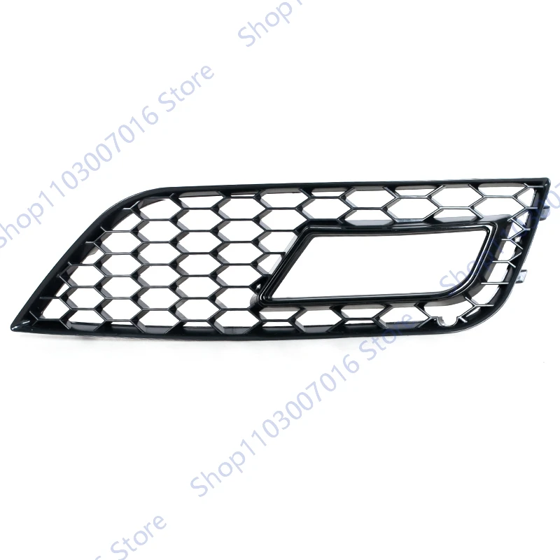 Front Bumper Fog Light Lamp Grille Covers Honeycomb Mesh For Audi A4 B8.5 Facelift Models 2013 2014 2015 2016 Car Lid Bezel