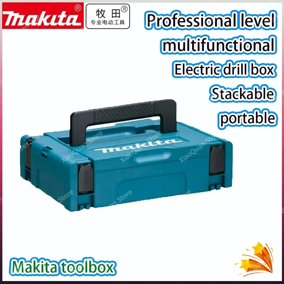 Makita Makpac Stapelen Connector Tool Case Type 1 396X296X105 Voor DA331D DF030D DF330D HP330D TD090D TW100D HP1631 HP1640