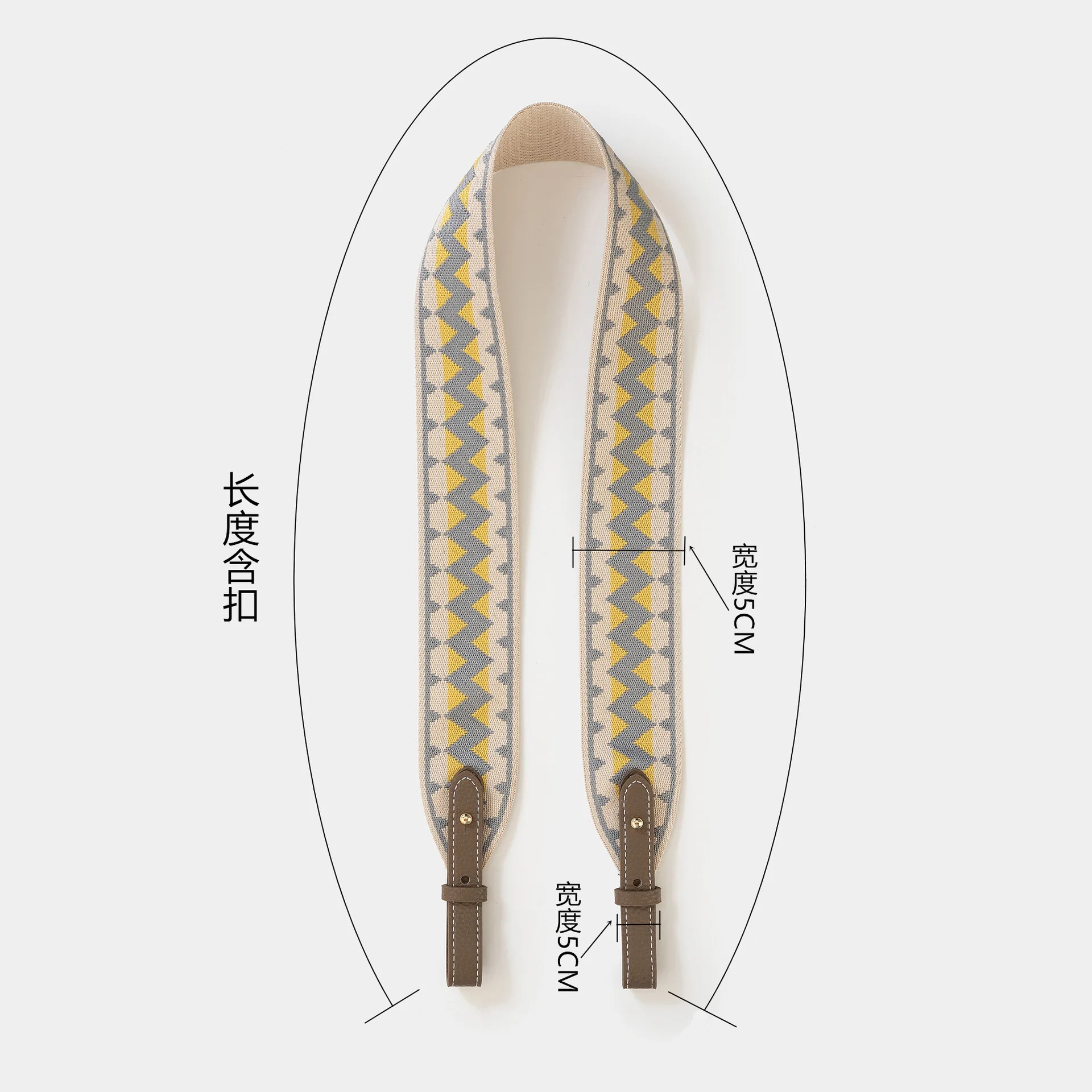 Wide Colorful Canvas Strap Bag Shoulder Strap Suitable For H Kelly Evelyn Bag Shoulder Strap Bag DIY