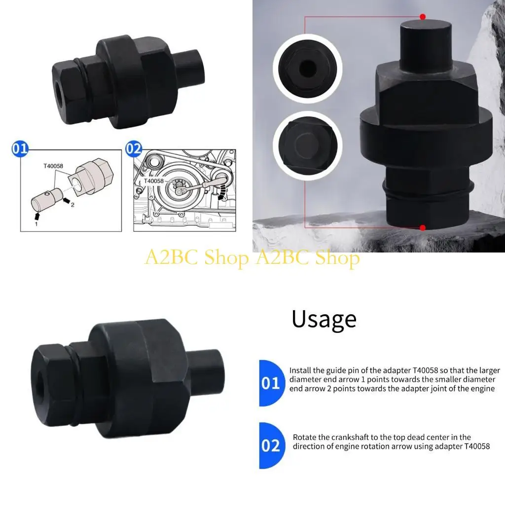 

A2BC T40058 Crankshaft Turning Socket Crankshaft Camshaft Turning Socket Adapter