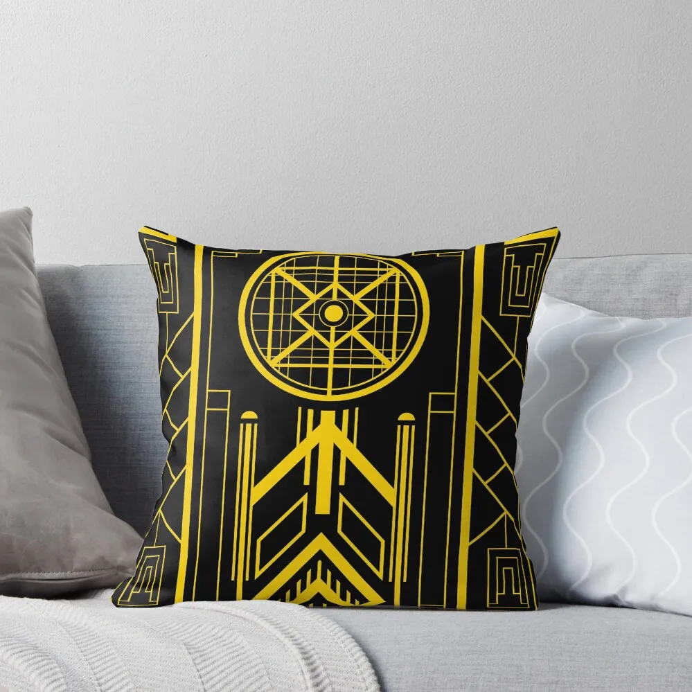 

Star Trek - Art Deco Enterprise Throw Pillow Decorative pillowcase Couch Cushions Cushions For Children pillow