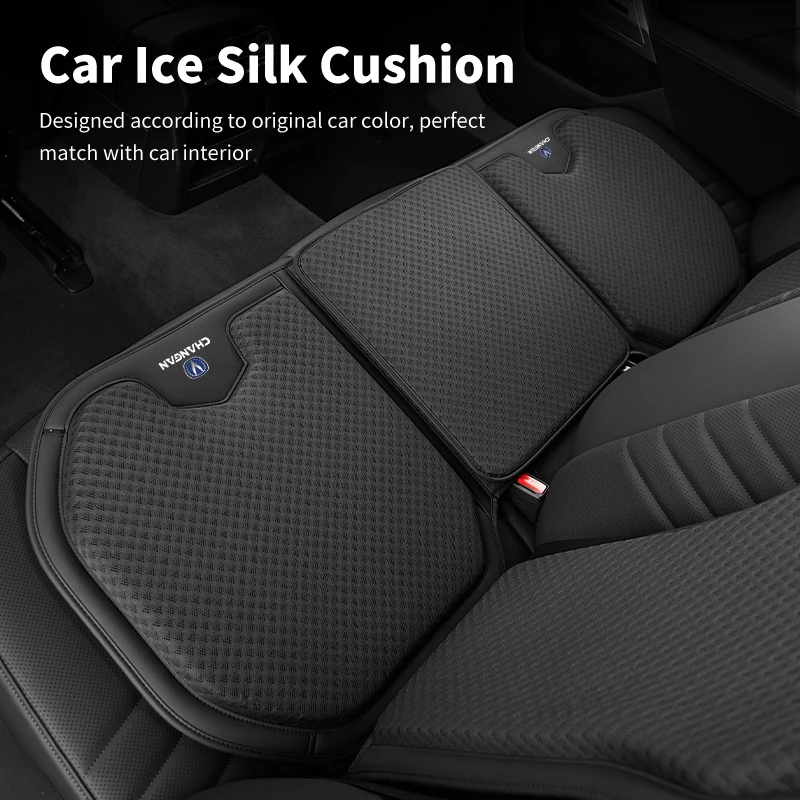 Car Seat Cushion Ice-Silk Non-Slip Mat Backrest Seat Cover Accessories For Changan CS75 CS35 CS15 CS95 RAETON CX70 CS55 EADO CX2