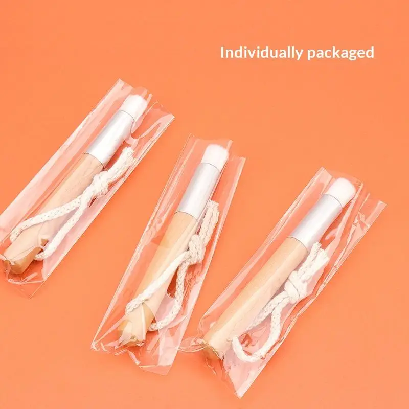 Multipurpose Soft Eyelash Cleaning Brush Set Bamboo Nose Brush Lash Shampoo Blackhead Removal Tool 1/2/3/4Pcs Options