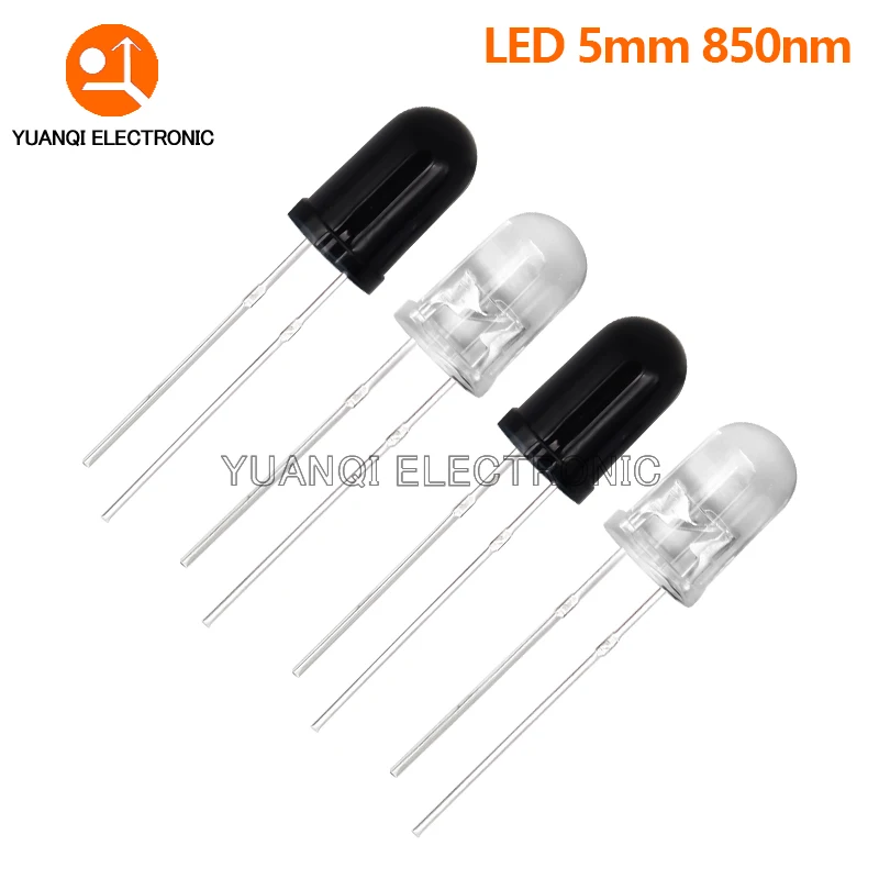 10pcs 3mm 5mm 850nm LED Infrared Emitter and IR Receiver Diode for arduino